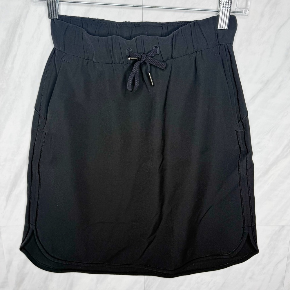 Lululemon Athletica Black Pencil Skirt 4